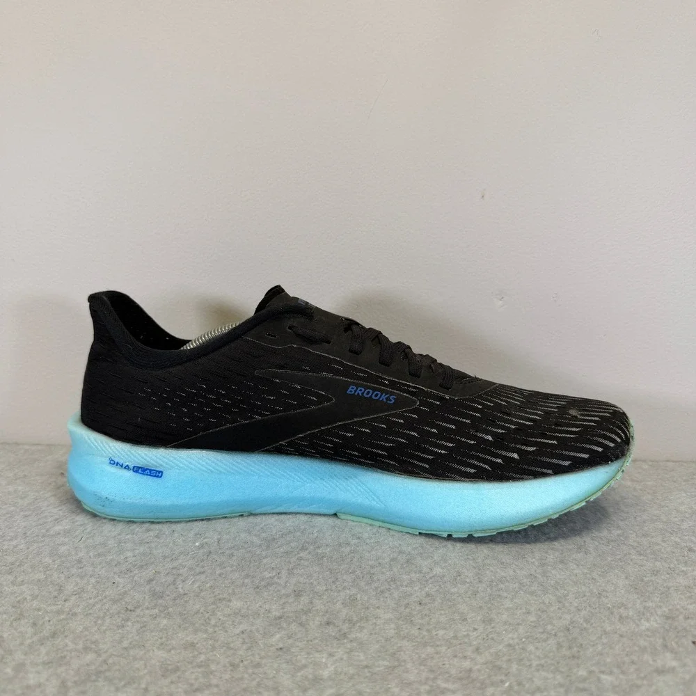 Brooks Hyperion Tempo Womens Shoe Size 11 Black Blue Running Sneaker 1203281B082